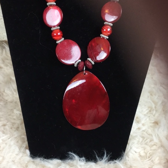 Red Necklace - Picture 2 of 2